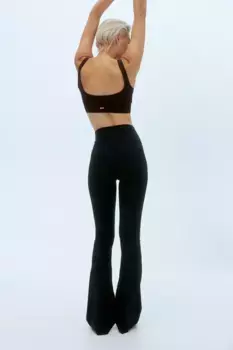 Расклешенные колготки sense для миниатюрных размеров H&M, черный