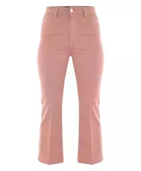 Расклешенные короткие брюки из хлопка Kocca, красный