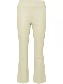 Расклешенные кожаные брюки Arma, нейтральный