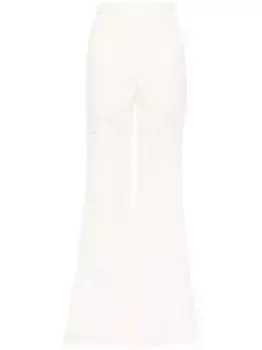 Расклешенные кружевные брюки Matchmaker ZIMMERMANN, нейтральный