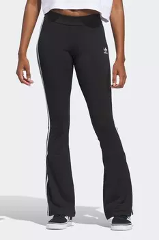 Расклешенные леггинсы Adidas Originals, черный