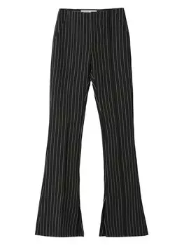 Расклешенные леггинсы Bershka, черный