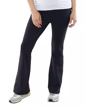 Расклешенные леггинсы для беременных с отложным воротником Ingrid & Isabel, цвет Black