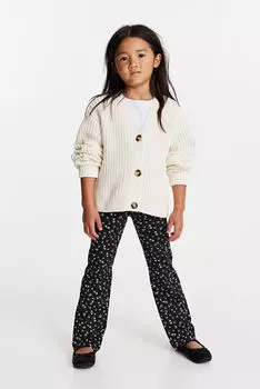Расклешенные леггинсы H&M, черный