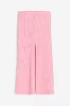 Расклешенные леггинсы H&M, розовый