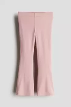 Расклешенные леггинсы H&M, розовый