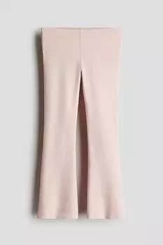 Расклешенные леггинсы H&M, розовый