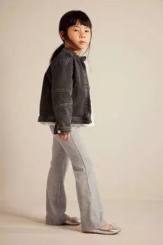Расклешенные леггинсы H&M, серый
