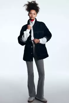 Расклешенные леггинсы H&M, серый