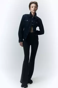 Расклешенные леггинсы H&M, серый