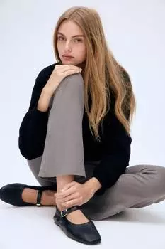 Расклешенные леггинсы H&M, серый