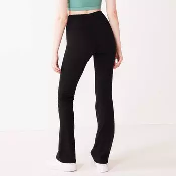 Расклешенные леггинсы SO для юниоров с перекрестным поясом и поясом SO