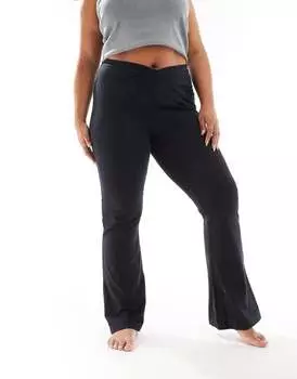 Расклешенные леггинсы узкого кроя ASOS 4505 Curve из мягкой ткани с плотной талией