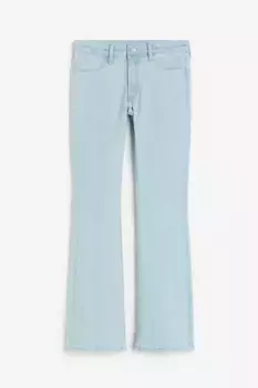 Расклешенные низкие джинсы H&M, синий