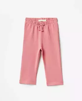 Расклешенные плюшевые брюки Sfera, розовый