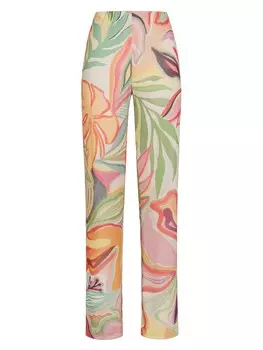 Расклешенные спортивные брюки DEHA, зеленый