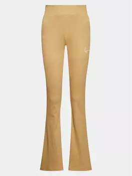 Расклешенные спортивные брюки Karl Kani, бежевый