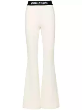 Расклешенные спортивные брюки с логотипом PALM ANGELS, нейтральный