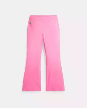 Расклешенные спортивные штаны для девочек с лошадью Polo Ralph Lauren, цвет Rosa