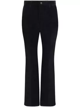 Расклешенные вельветовые брюки Bally, черный