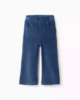 Расклешенные вельветовые брюки для девочки Zippy, бирюзовый