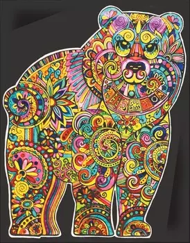 Раскраска Бархатный медведь Painting Velvet