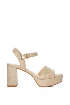 «Расплавленные» сандалии Dune London, бежевый