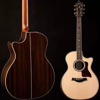 Распорки Taylor 814ce V-класса с закругленным подлокотником 143 814ce V-Class Bracing w/Radiused Armrest