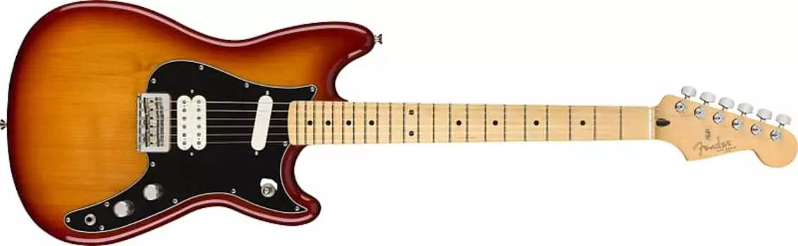 *** Распродажа ** Новый старый сток - Fender Player Duo-Sonic HS, накладка на гриф из клена, цвет Sienna Sunburst DUO SONIC HS MN SSB
