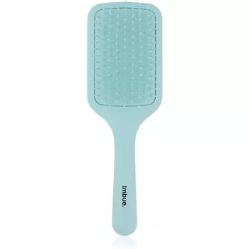 Распутывающая щетка-лопатка для вьющихся, волнистых, сухих или поврежденных волос - зеленая Imbue
