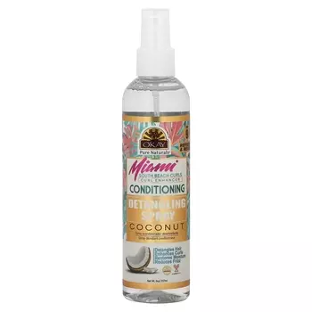 Распутывающий спрей-кондиционер для волос с кокосом Okay Pure Naturals Miami, 237 мл