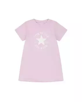 Рассеченное платье Converse с нашивкой из лопаточной части, цвет Rosa