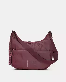 Расширяемая сумка через плечо с регулируемой ручкой темно-синего цвета Mandarina Duck, цвет Granate