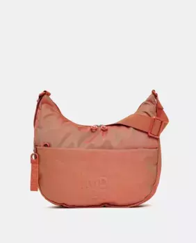 Расширяемая сумка через плечо с регулируемой ручкой темно-синего цвета Mandarina Duck, оранжевый