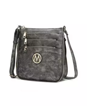 Расширяемая сумка через плечо Salome с несколькими отделениями от Mia K Mkf Collection, серебряный