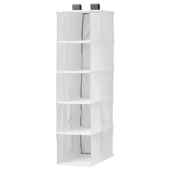 RASSLA РАССЛА Модуль для хранения с 5 отделениями, белый, 25x40x98 см IKEA