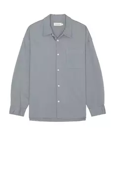 Расслабленная джинсовая рубашка Frame, smoky blue