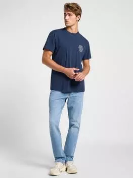 Расслабленная футболка Lee, цвет Mood Indigo