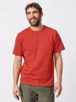 Расслабленная футболка newburgh Aubin, красный