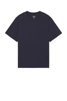 Расслабленная футболка Wao, темно-синий