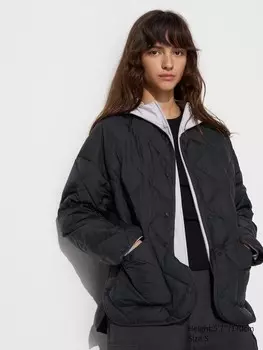 Стеганная куртка puffertech Uniqlo, 09 черный