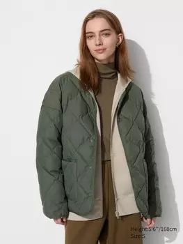 Стеганная куртка puffertech Uniqlo, 57 оливковый