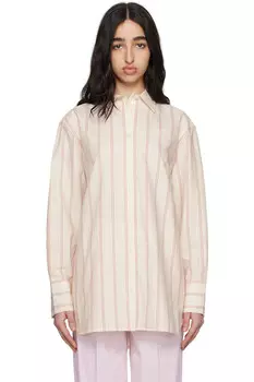 Расслабленная полосатая рубашка Toteme, мультиколор