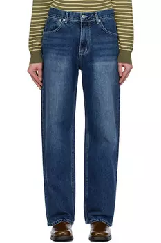 Расслабленные базовые джинсы After Pray, индиго