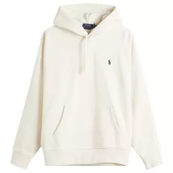 Расслабленный худи с логотипом на спине Polo Ralph Lauren, цвет nevis