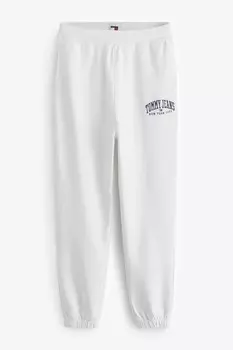 Расслабленный университетский стиль бегуны Tommy Jeans, белый