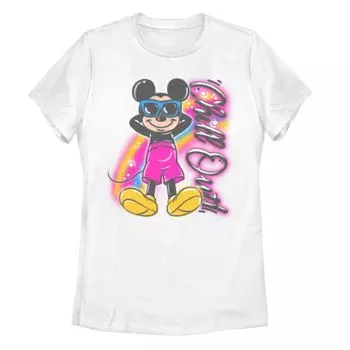 Расслабляющая футболка с рисунком аэрографа для юниоров Disney's Mickey Mouse & Friends Licensed Character
