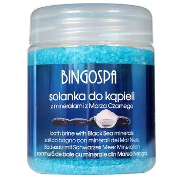 Рассол для ванн с минералами Черного моря, 550 г Bingospa