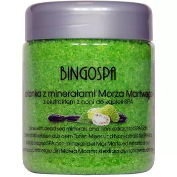 Рассол с минералами Мертвого моря и экстрактом сока нони, 550 г Bingospa