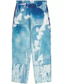 RASSVET джинсы Flourish прямого кроя, синий